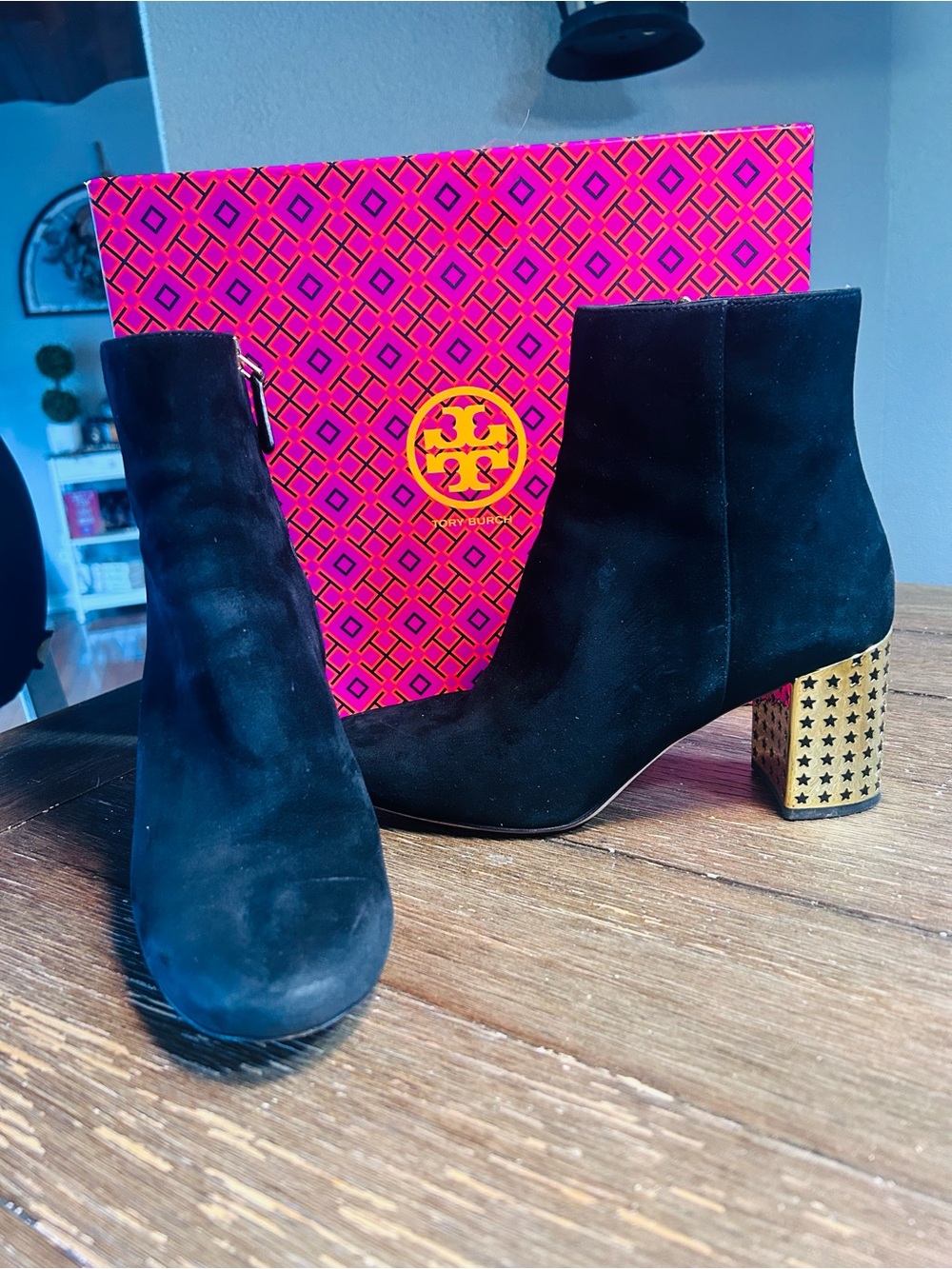 Tory Burch Olympia all leather boots size 8.5